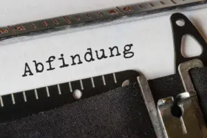 Abfindung Schreibmaschine